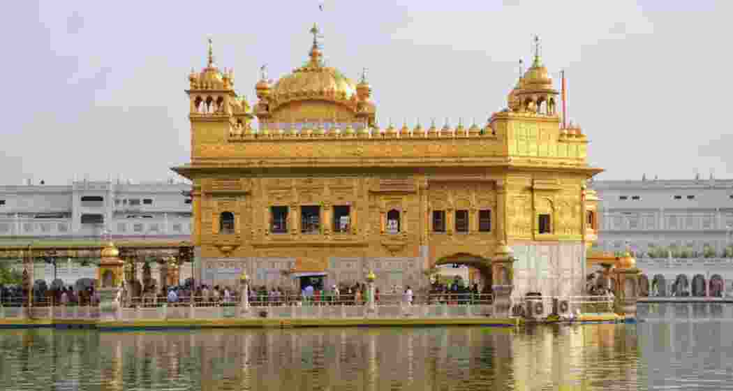 The Golden Temple in Amritsar, Punjab.