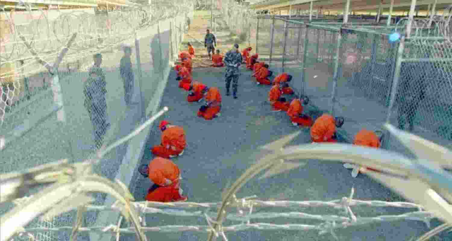 Criminals at a highly secure facility at Guantanamo bay.