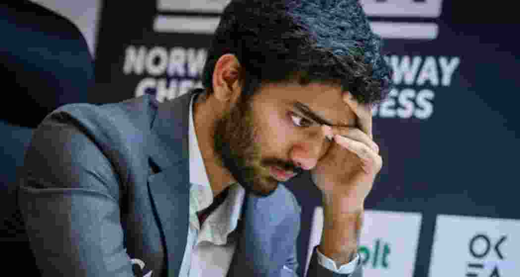 Indian Grandmaster D Gukesh. 