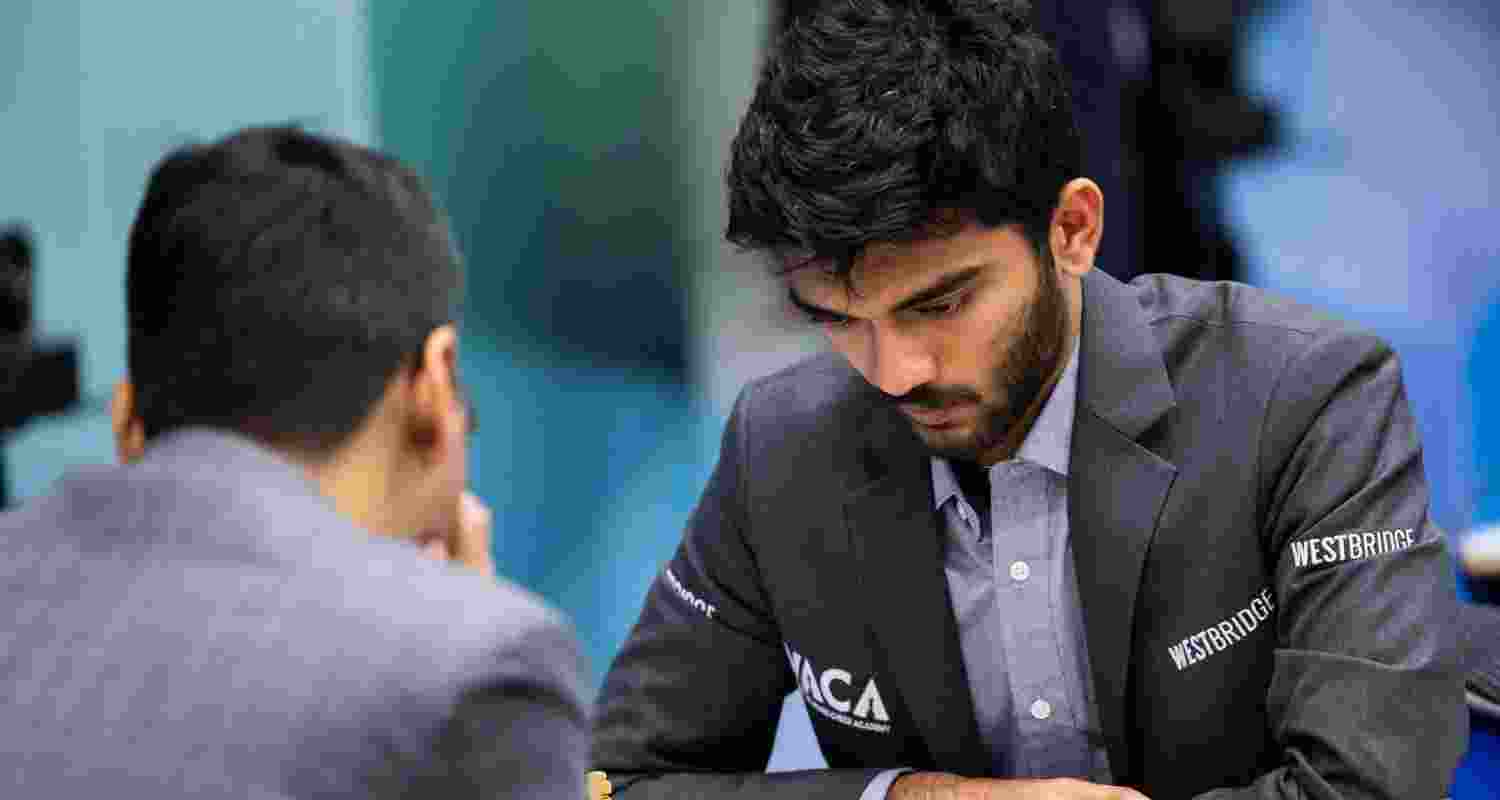 D Guksh during a match. File Photo.