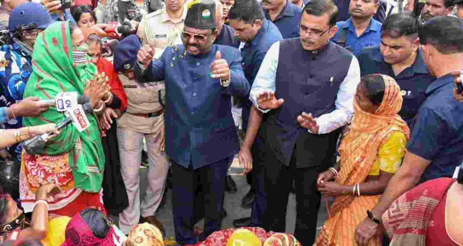 TMC MPs praise governor for providing shelter to Sandeshkhali victims.