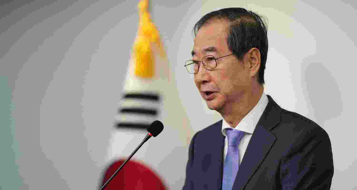 South Korea's reinstated Prime Minister Han Duck-soo. Image: X