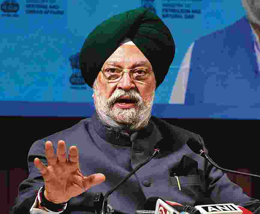 Minister Hardeep Singh Puri stated that India can achieve a $5 trillion economy before 2028. He highlighted the importance of a well-planned energy transition to protect the interest of the country's sizable population.