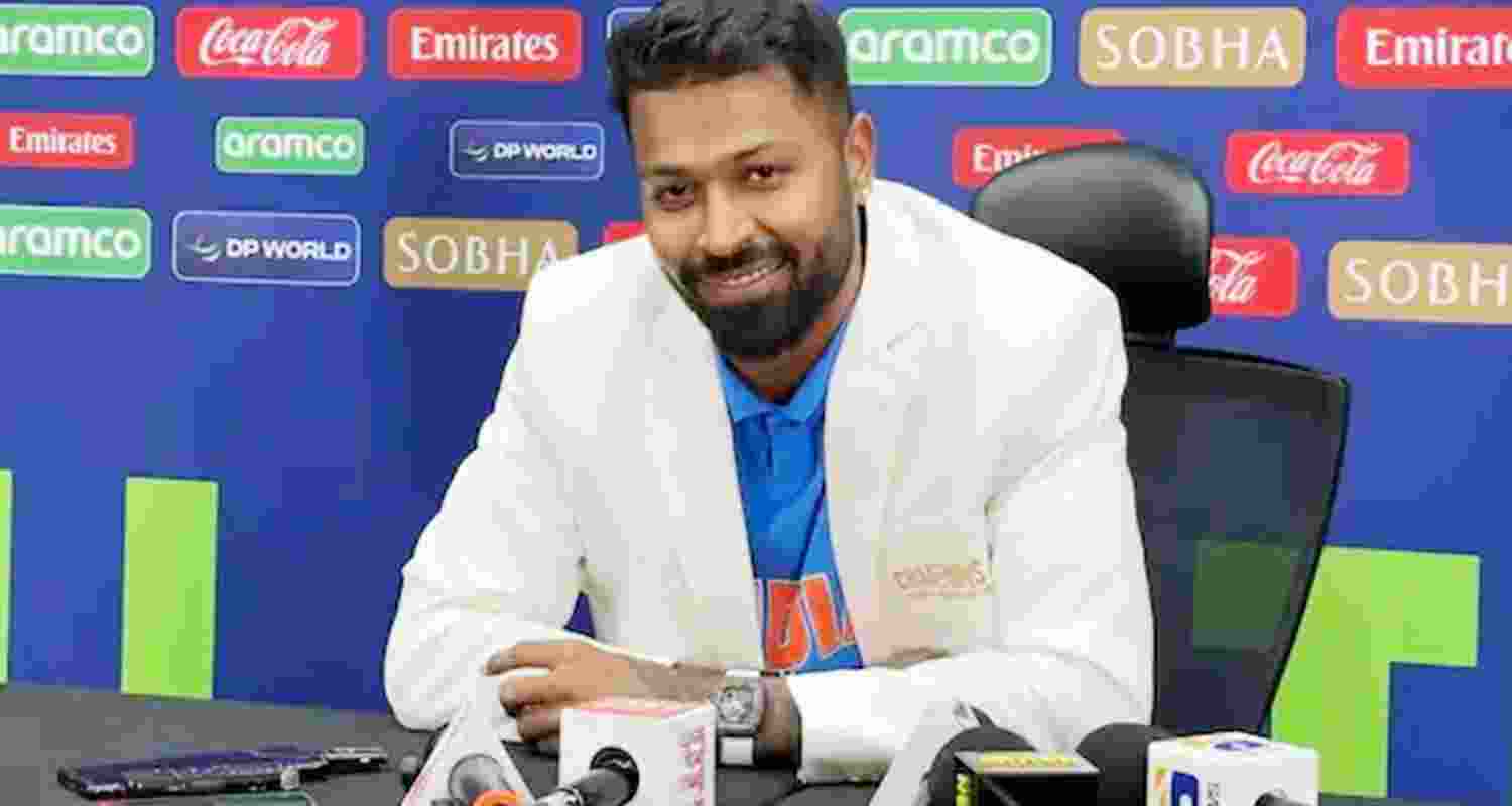 ''The Champion's Trophy is done. My next goal is the ICC T20 World Cup in India, lifting the cup," Hardik Pandya said. 