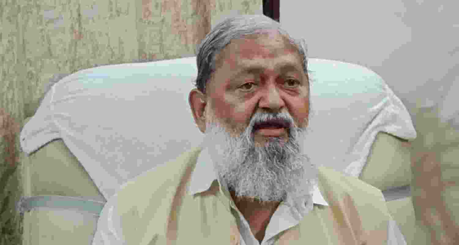 Haryana minister Anil Vij.