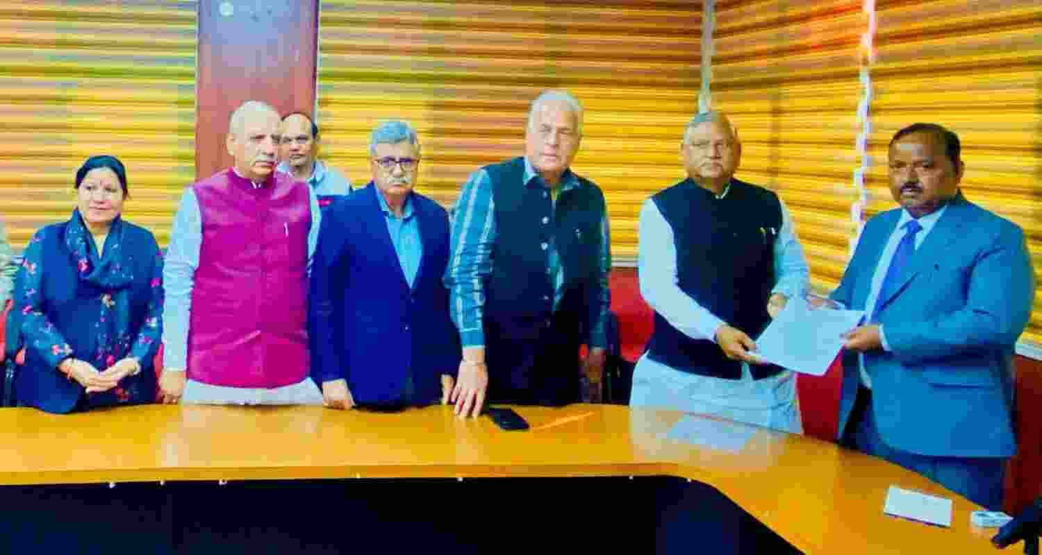 A memorandum regarding the same was submitted by a party delegation led by state unit chief Udai Bhan to the Haryana SEC.