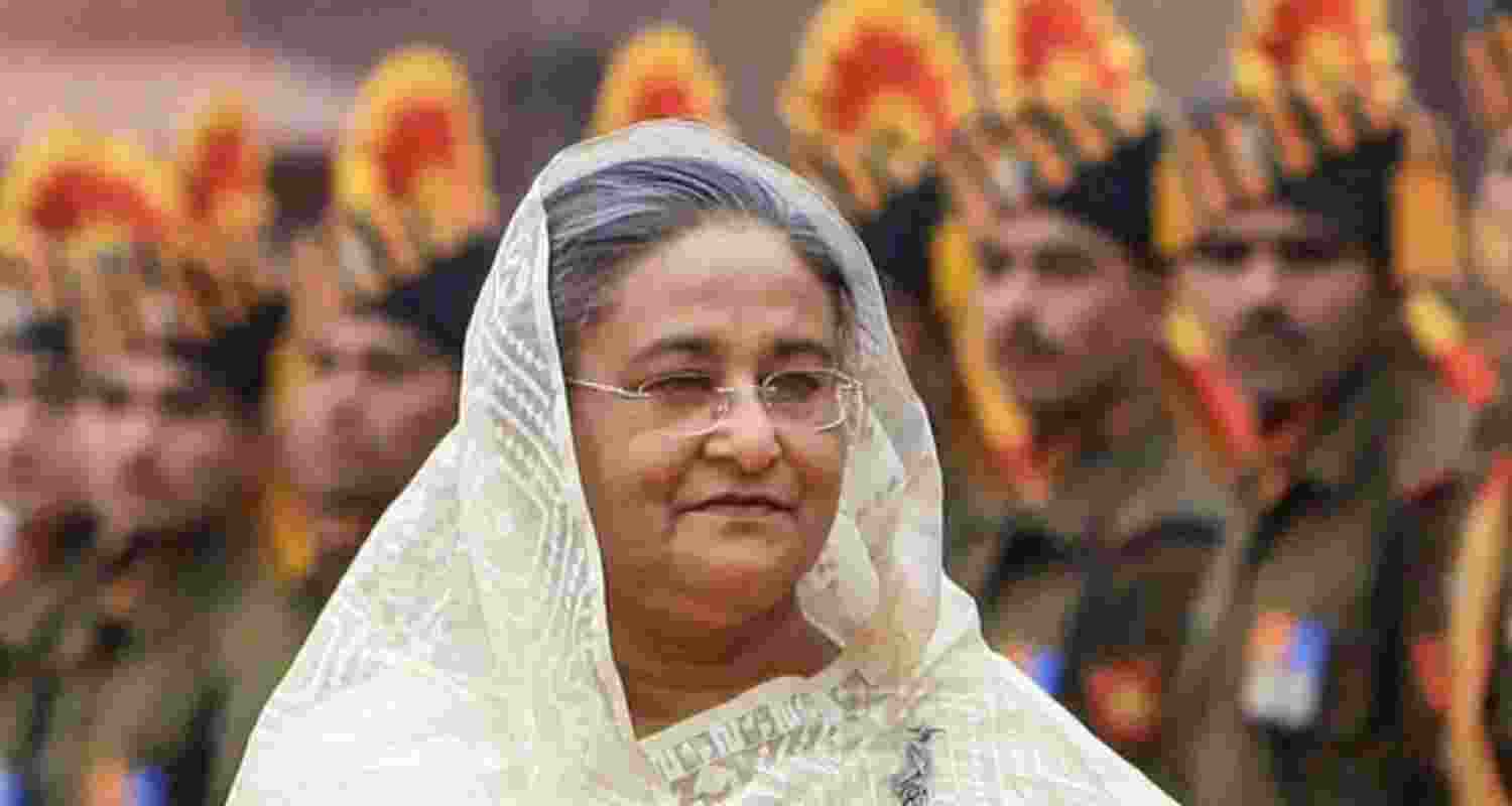 A file photo of Bangladesh former Prime Minister Sheikh Hasina.