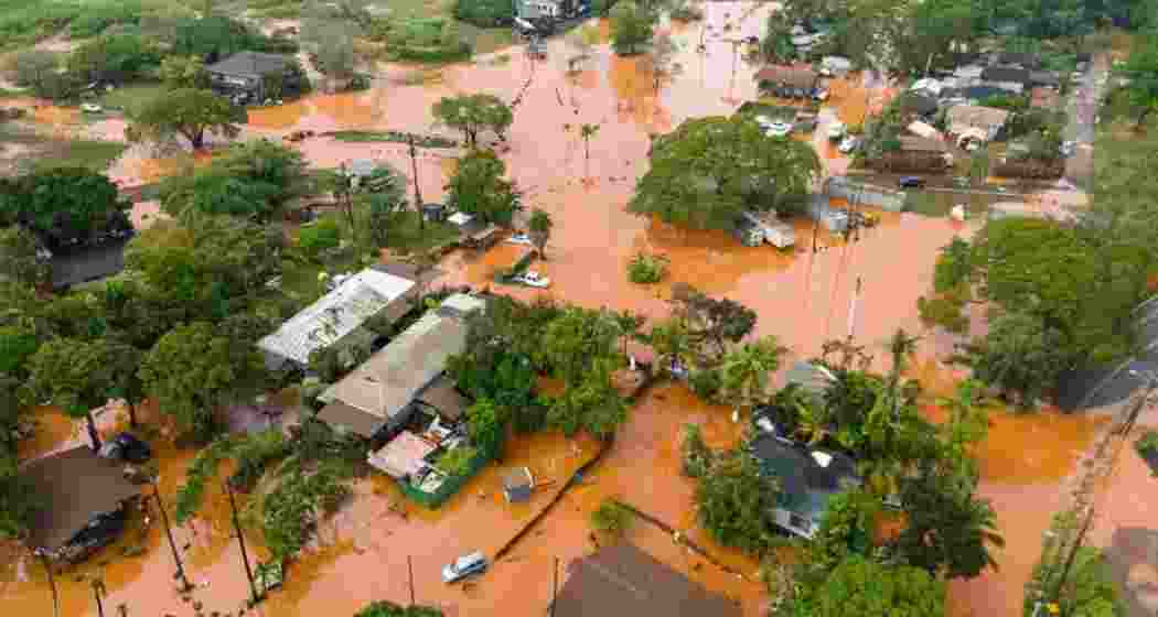 Most of the state is under a flood watch with Haleiwa and Waialua in northern Oahu under a flash flood warning.