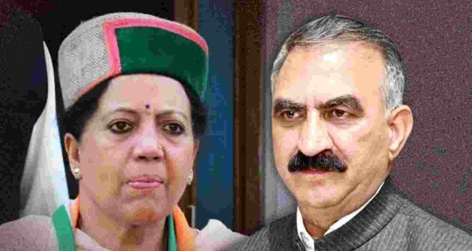 HP Congress president Pratibha Singh and Chief Minister Sukhvinder Singh Sukhu. File photo.