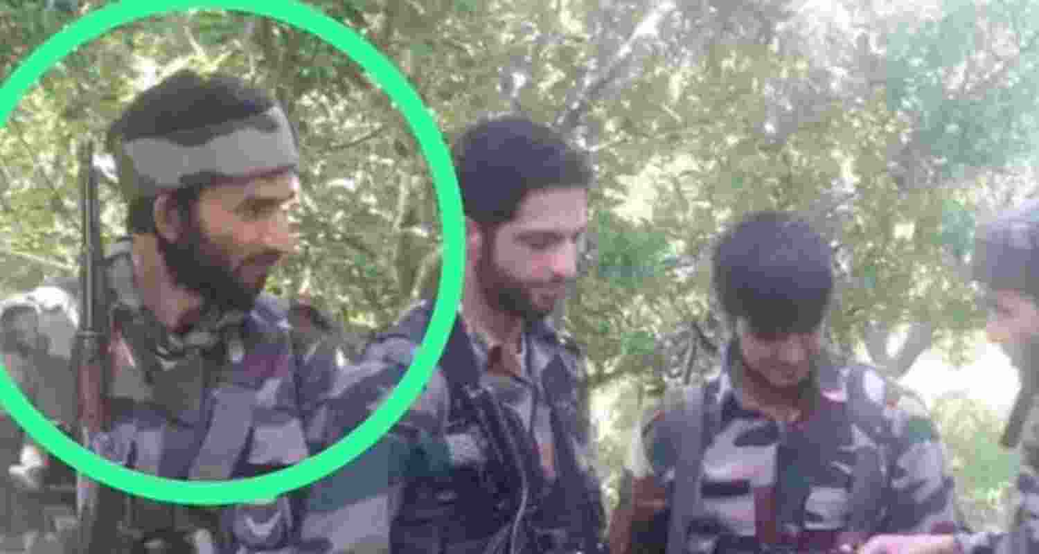 Farooq Nali Hizb Commander, and a member of the infamous Buran Wani group killed in an encounter at Kulgam with SF.