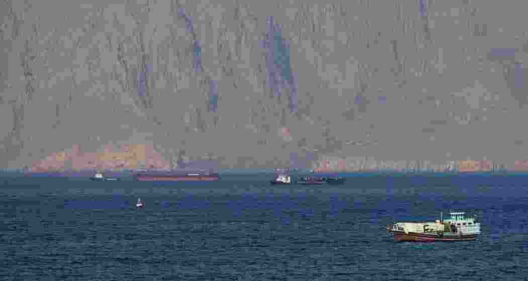 Ships navigating the Strait of Hormuz. (File photo)