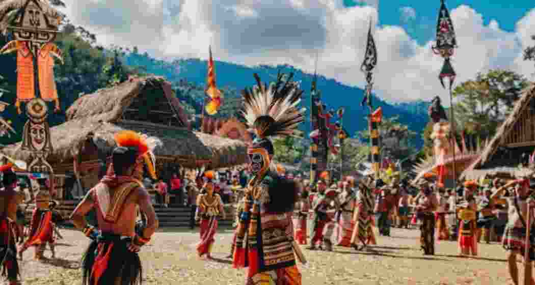 Artists from various Naga tribes perform at the Hornbill Festival, showcasing the state’s rich cultural heritage. (File photo)