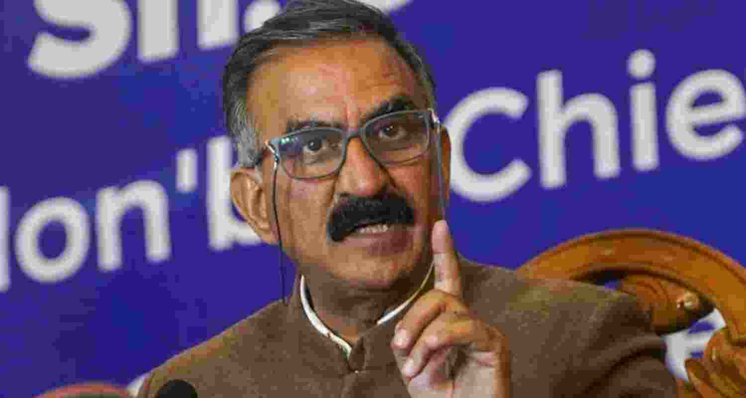 Himachal CM Sukhu. 