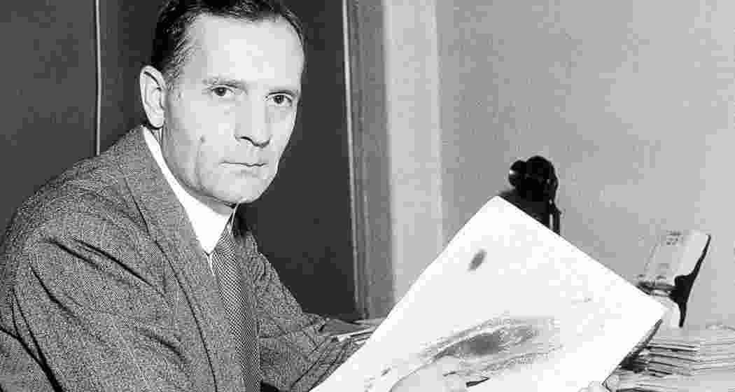A file photo of Edwin Powell Hubble.