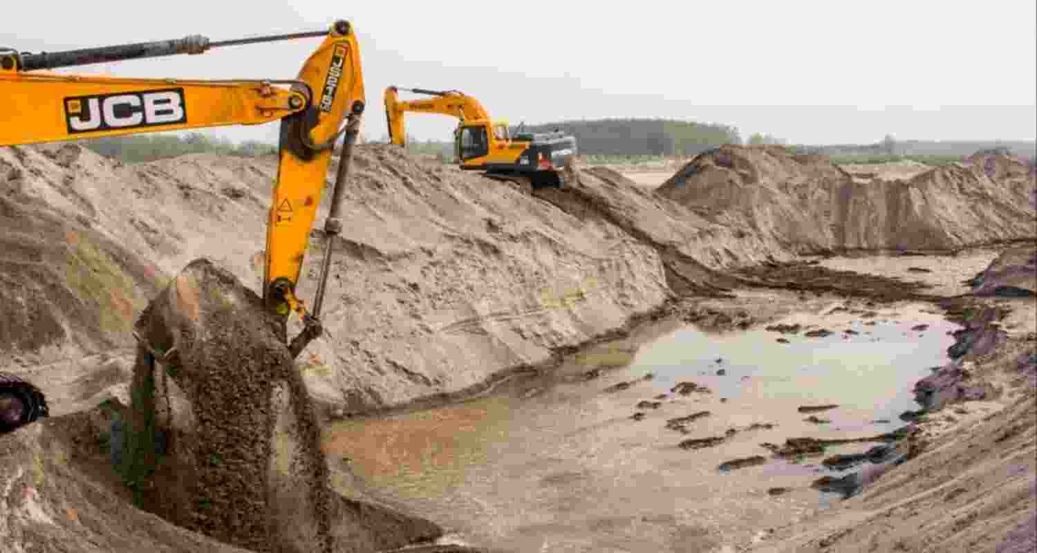 Illegal sand mining in rivers and beaches in Tamil Nadu.