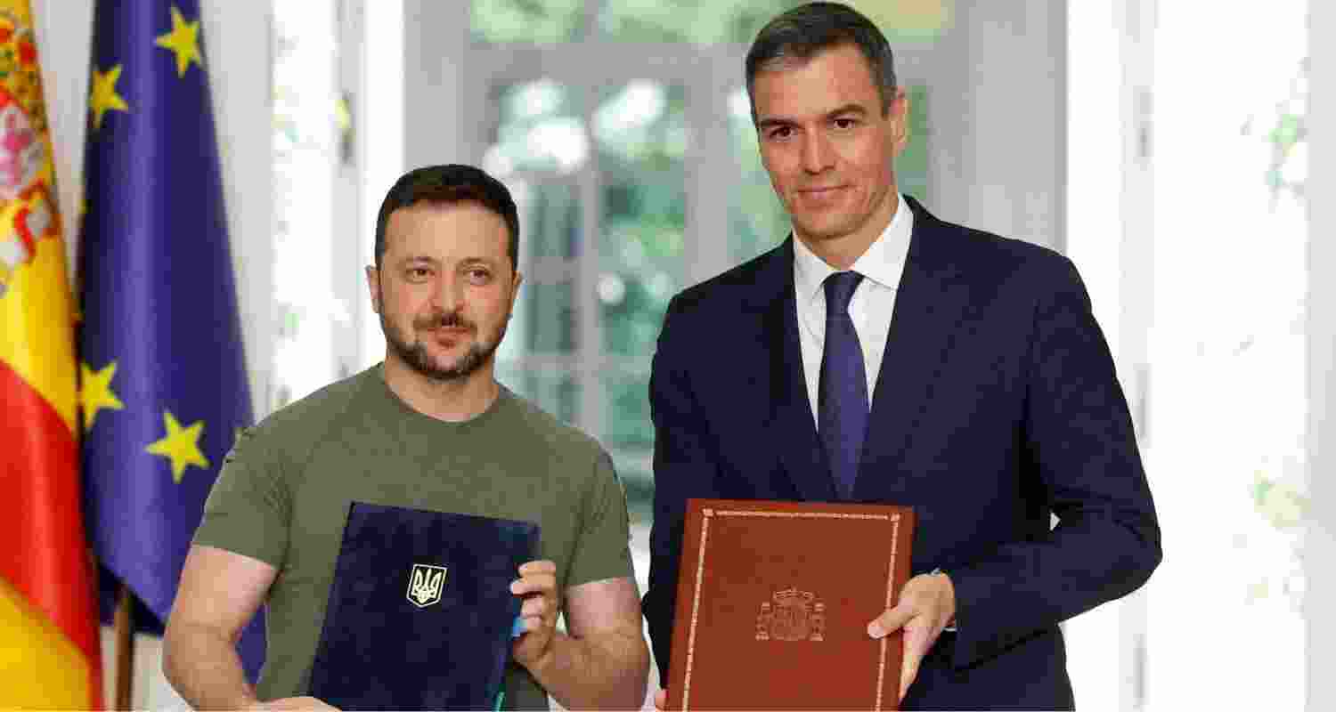 Spanish PM Sanchez announces billion dollar aid for Ukraine. Image X.