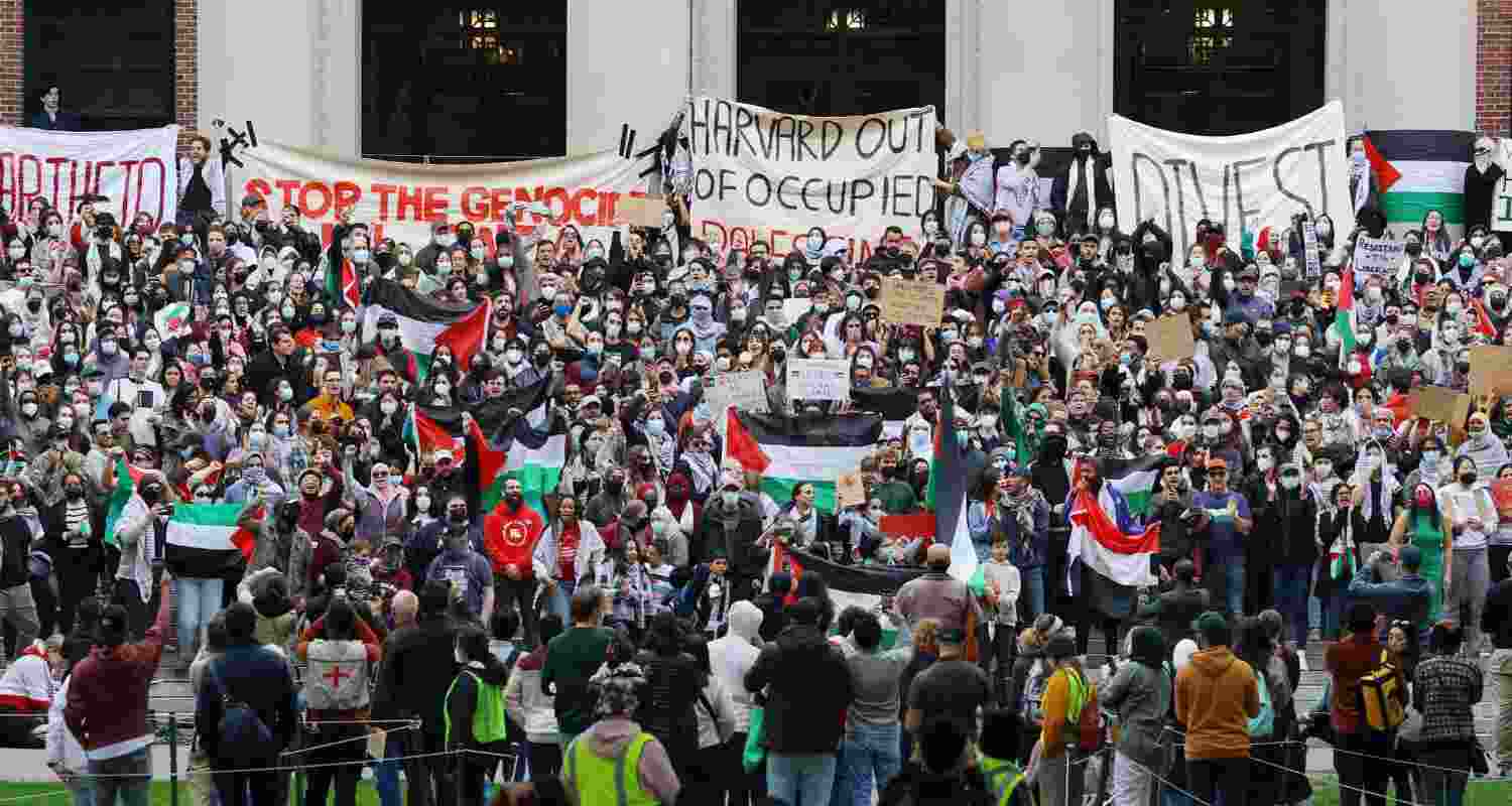 Students' Protest and Police Action Against Them Continues in USA Universities. Image X.