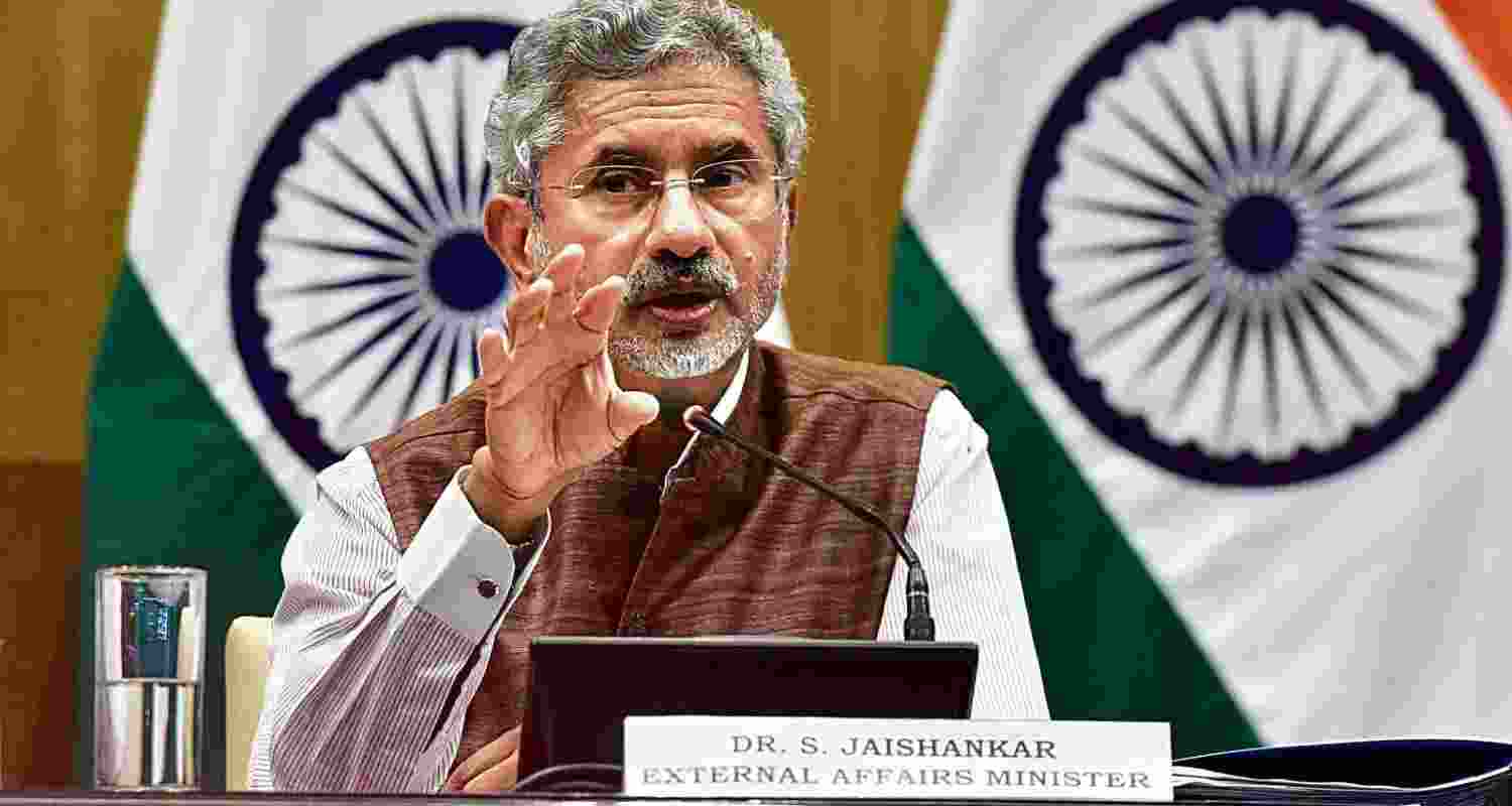 Indian EAM Dr. S Jaishankar, as India Rebukes renaming of places in Arunachal Pradesh by China. Image X.
