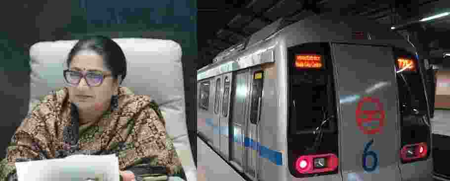 Delhi CM's push for Metro corridors expansion,Rs3,386 cr released
