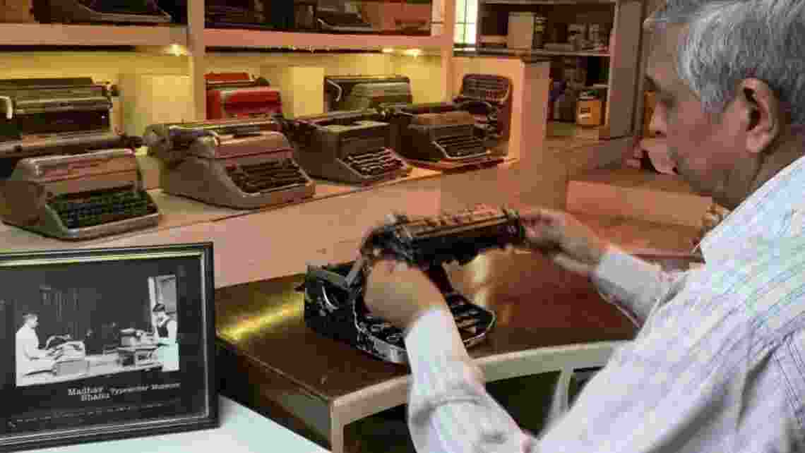 Indore man’s collection of 570 vintage typewriter keeps legacy alive