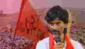 Shiva Sanghatana leader Manoj Jarange-Patil makes ambulance journey to cast vote in Jalna