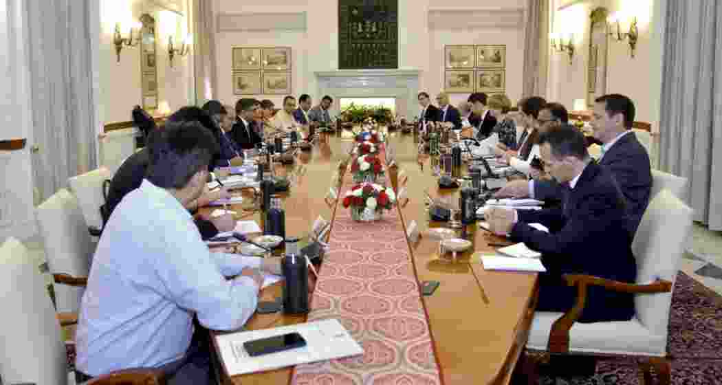 Foreign Secretary Vikram Misri and Anne-Marie Descotes co-chaired the India-France Special Task Force meeting, joined by senior officials, in New Delhi.