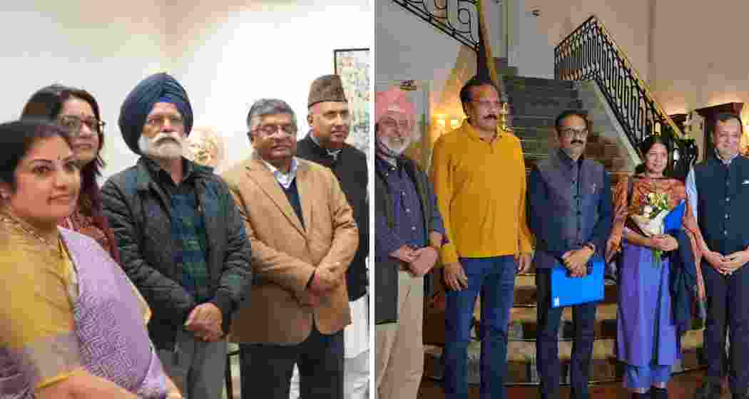 Indian all-party delegations, after arriving in London and Madrid, respectively, on Saturday.