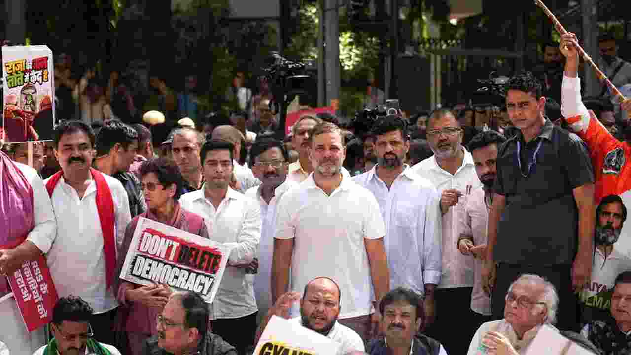 INDIA Bloc Protest