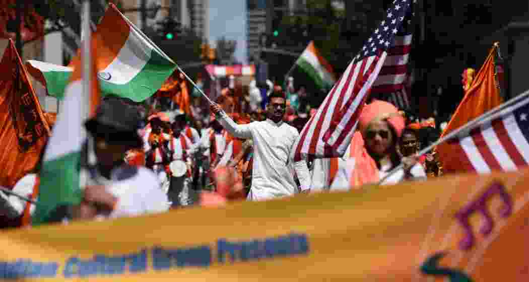 Indians in the US celebrate India’s Independence Day. 