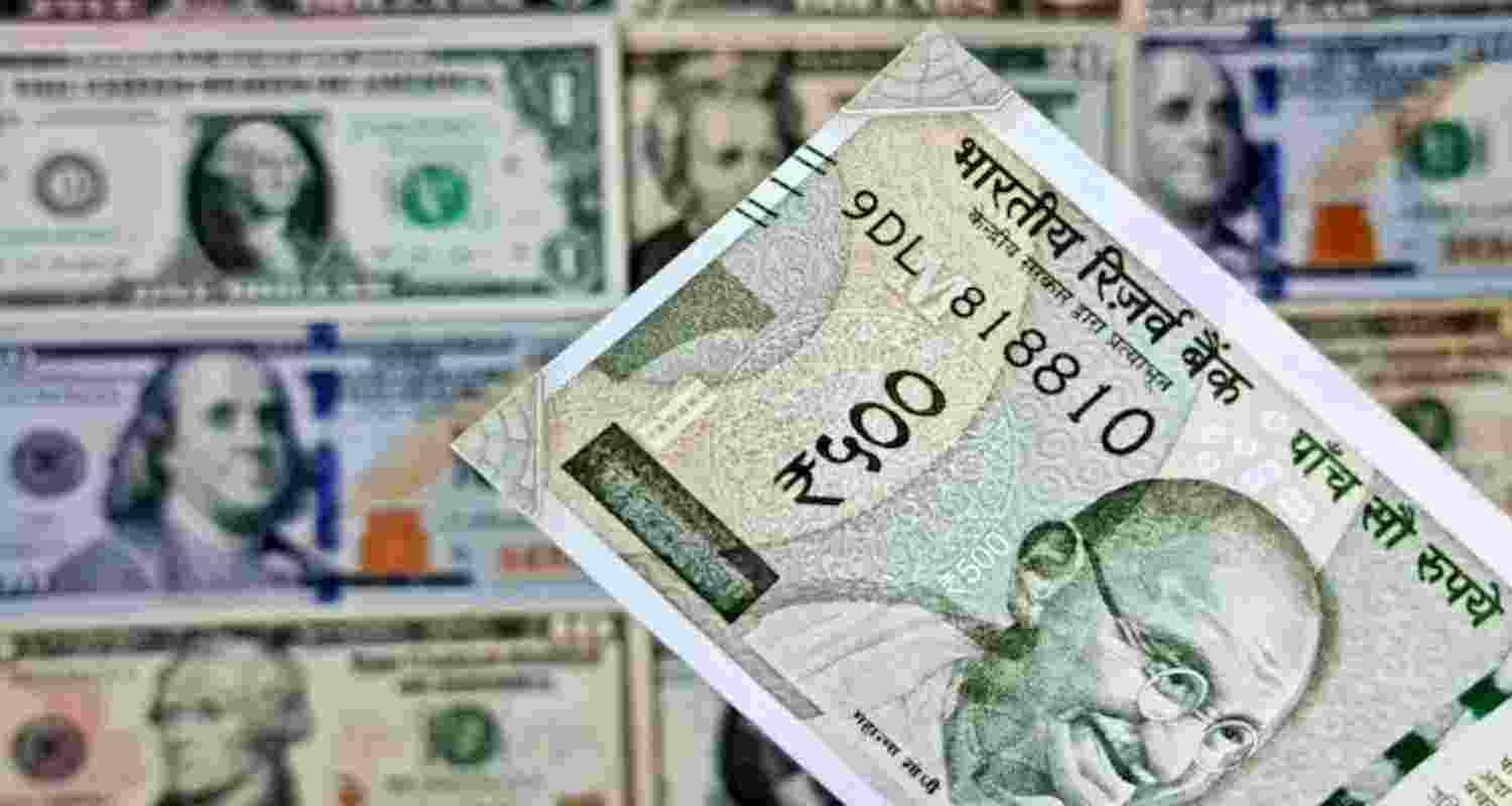 The rupee hit a record low of 95.86 against the dollar as rising crude oil prices, foreign fund outflows and global tensions weighed heavily.