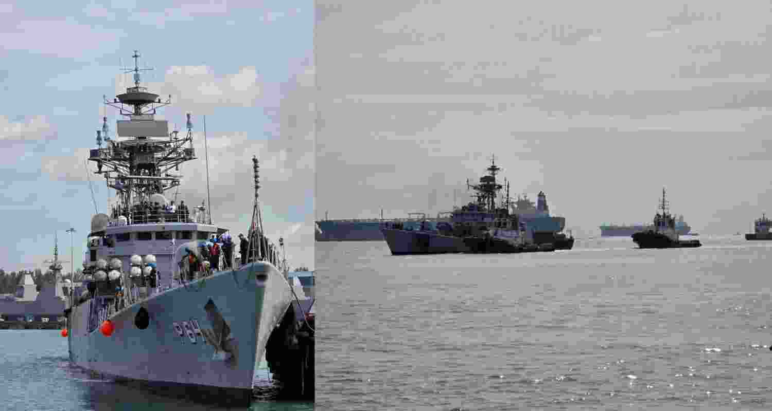 INS Karmuk participates in SITMEX-25. 