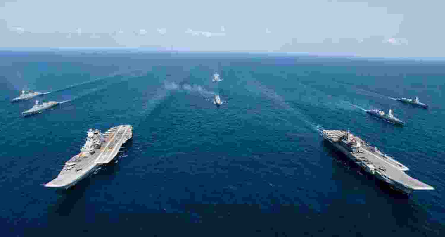 The crest of Indian Navy's frigate, Tamal, set to be commissioned on July 1.