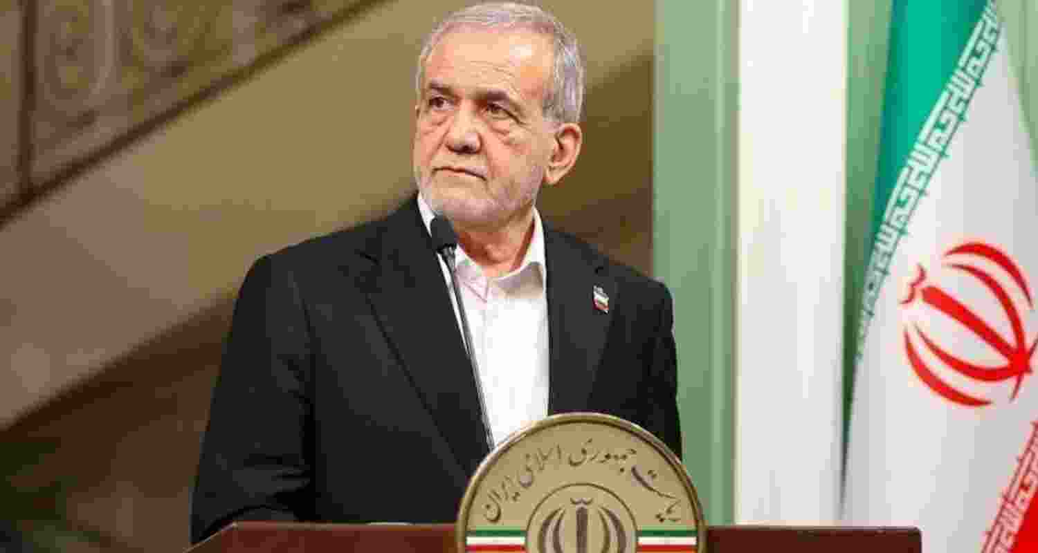 Iranian President Masoud Pezeshkian. 