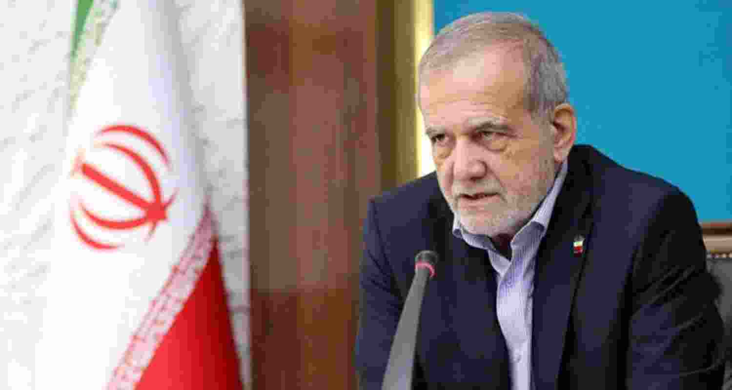 Iranian President Masoud Pezeshkian - file image.