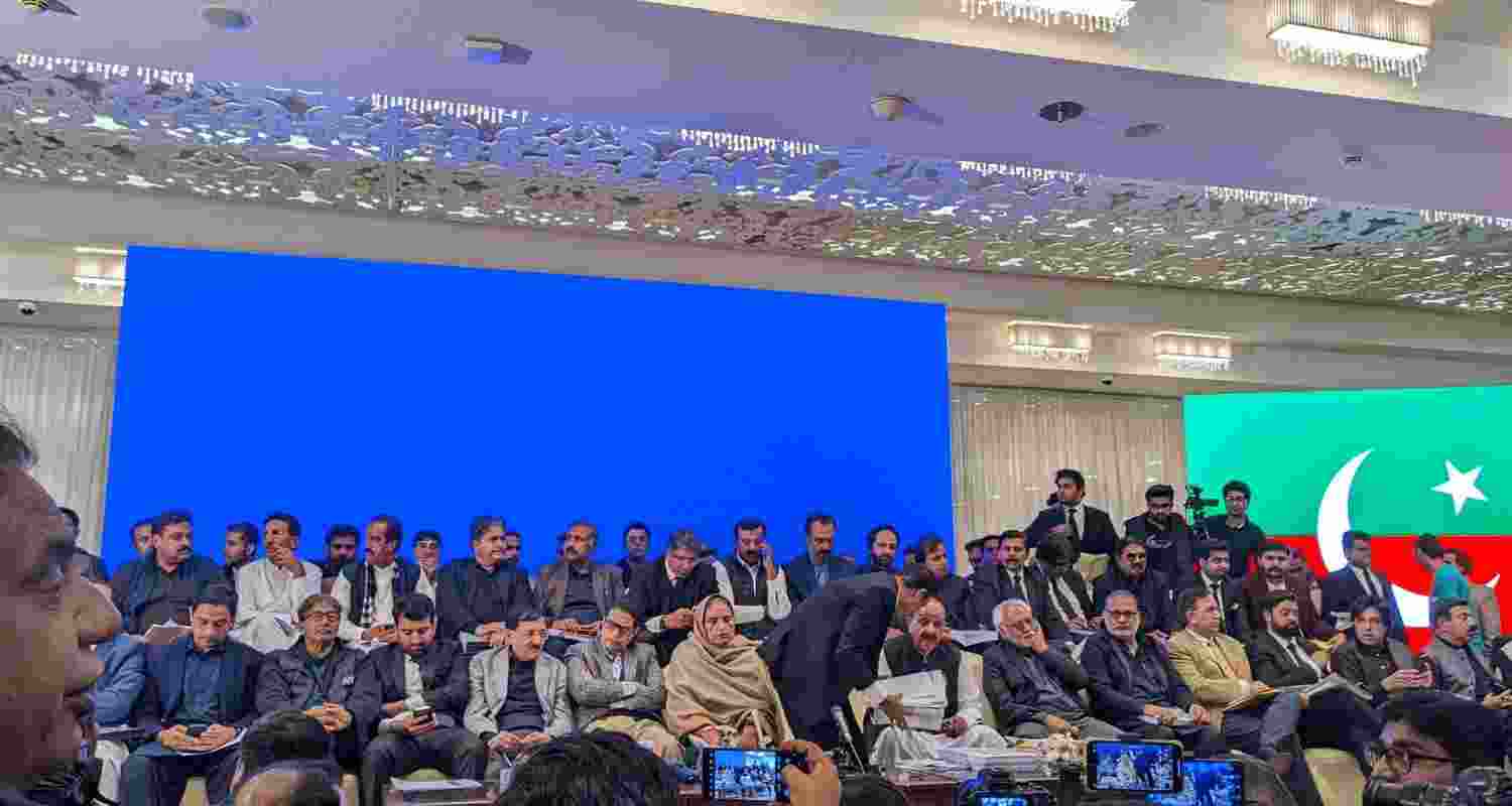 Pakistan Tehreek E Insaaf meeting in Pakistan capital city Islamabad.