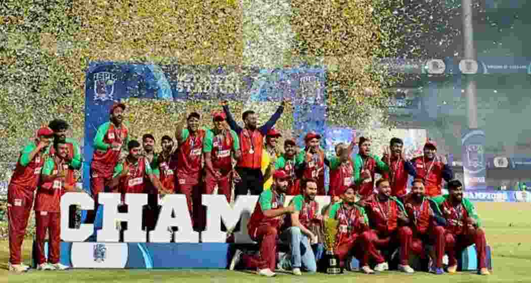 Tiigers of Kolkata players celebrate their victory. (File photo)