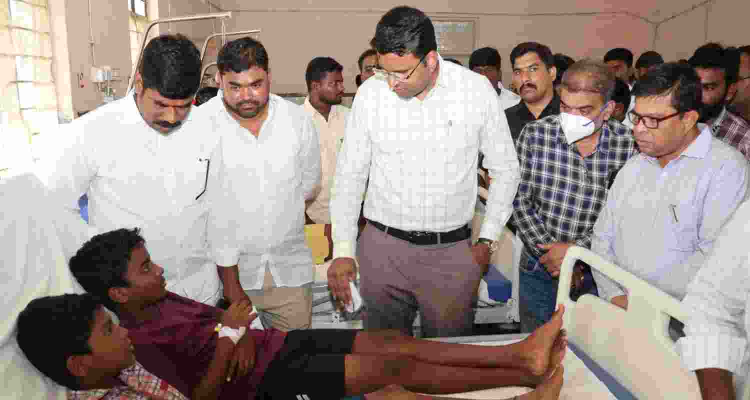 The pupils, from the hostel in Dharmavaram, Itikyala mandal, were taken to a government hospital. 