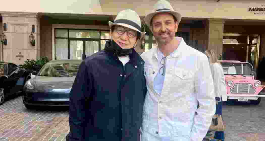 Hrithik Roshan meets Jackie Chan