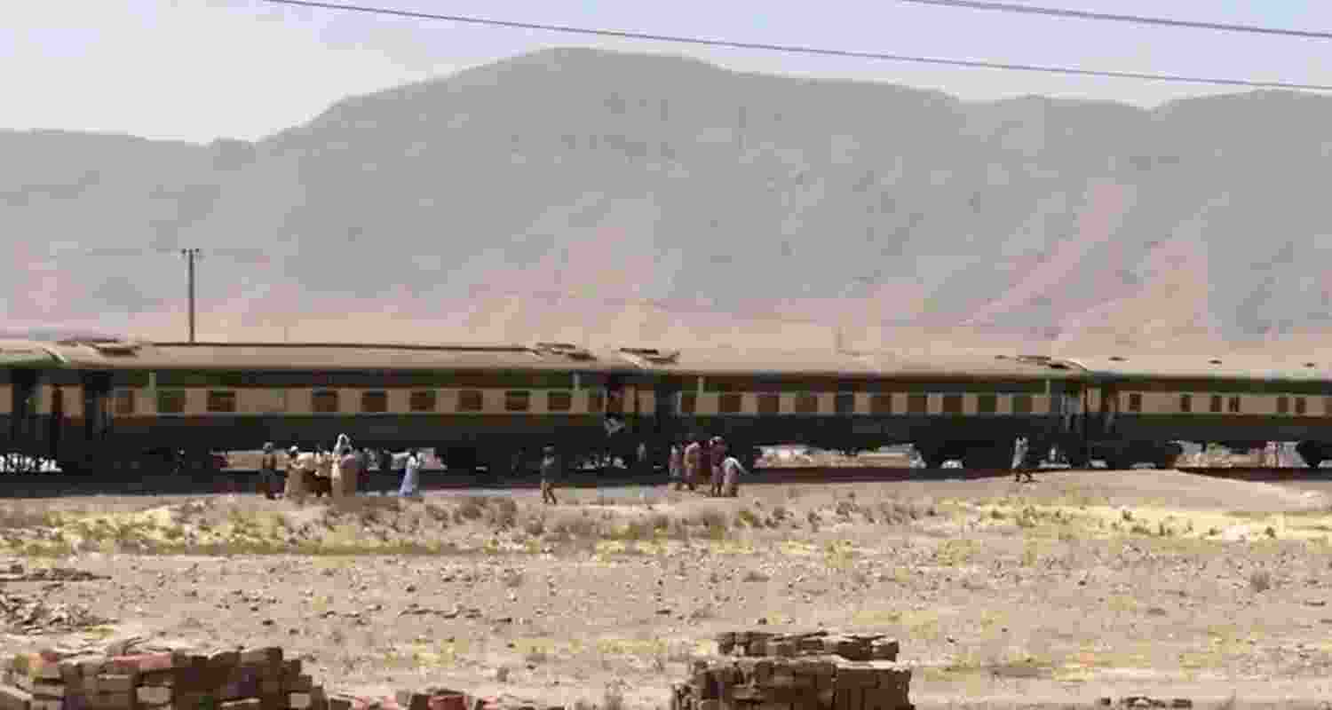 Jaffar Express derailment.