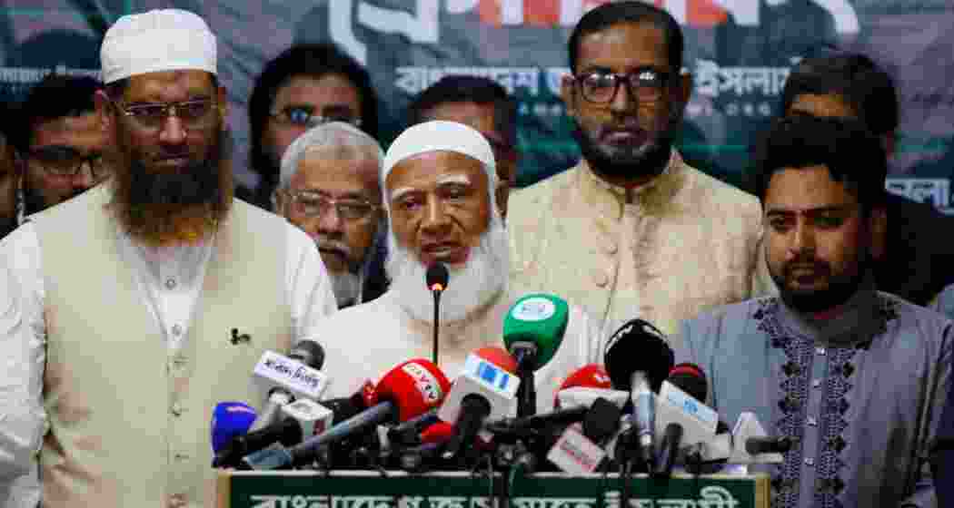 Shafiqur Rahman, the Ameer of Jamaat-e-Islami Bangladesh, attends a press conference. (File photo)