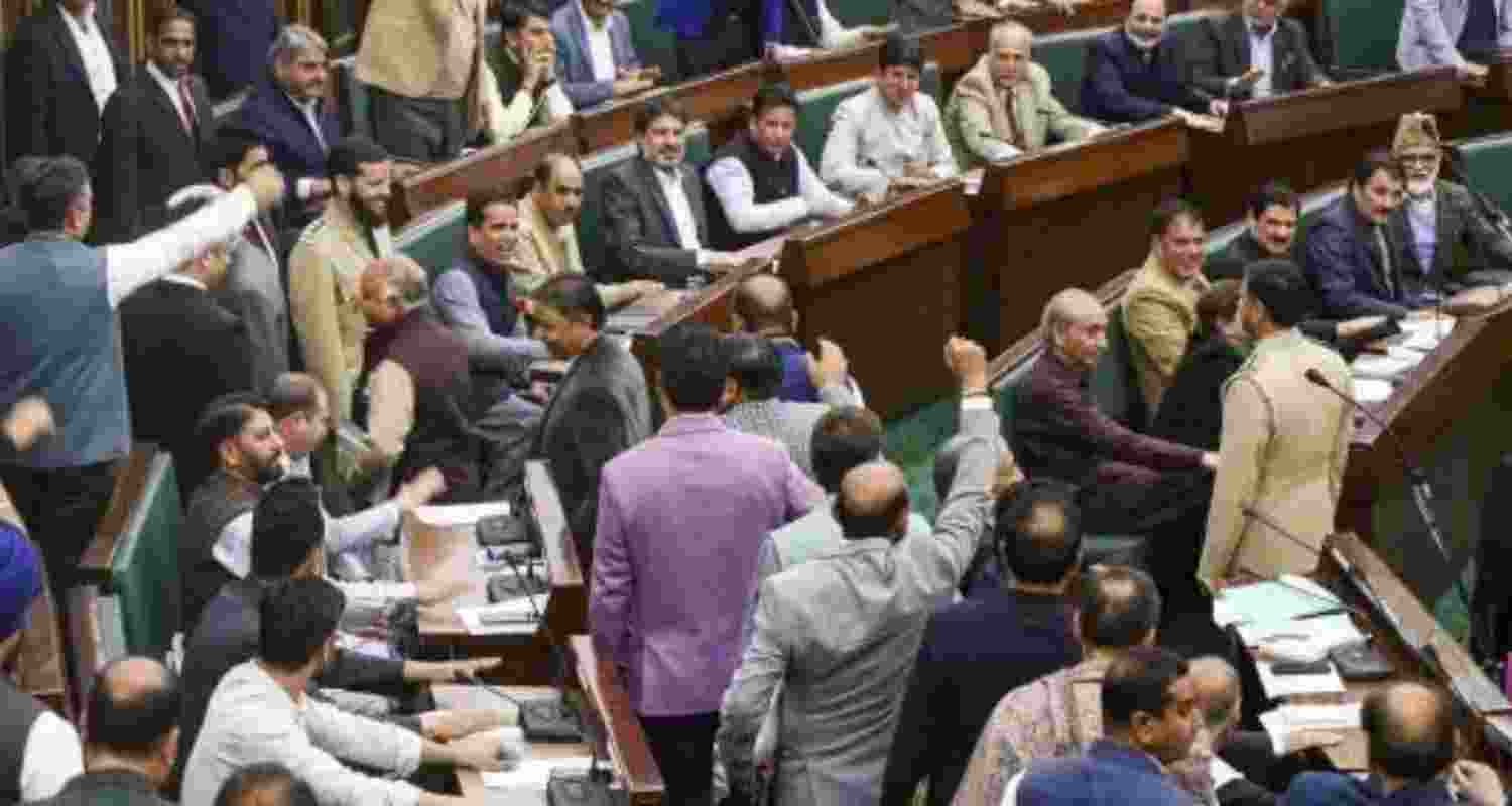 J&K assembly sees uproar over police action in Kulgam