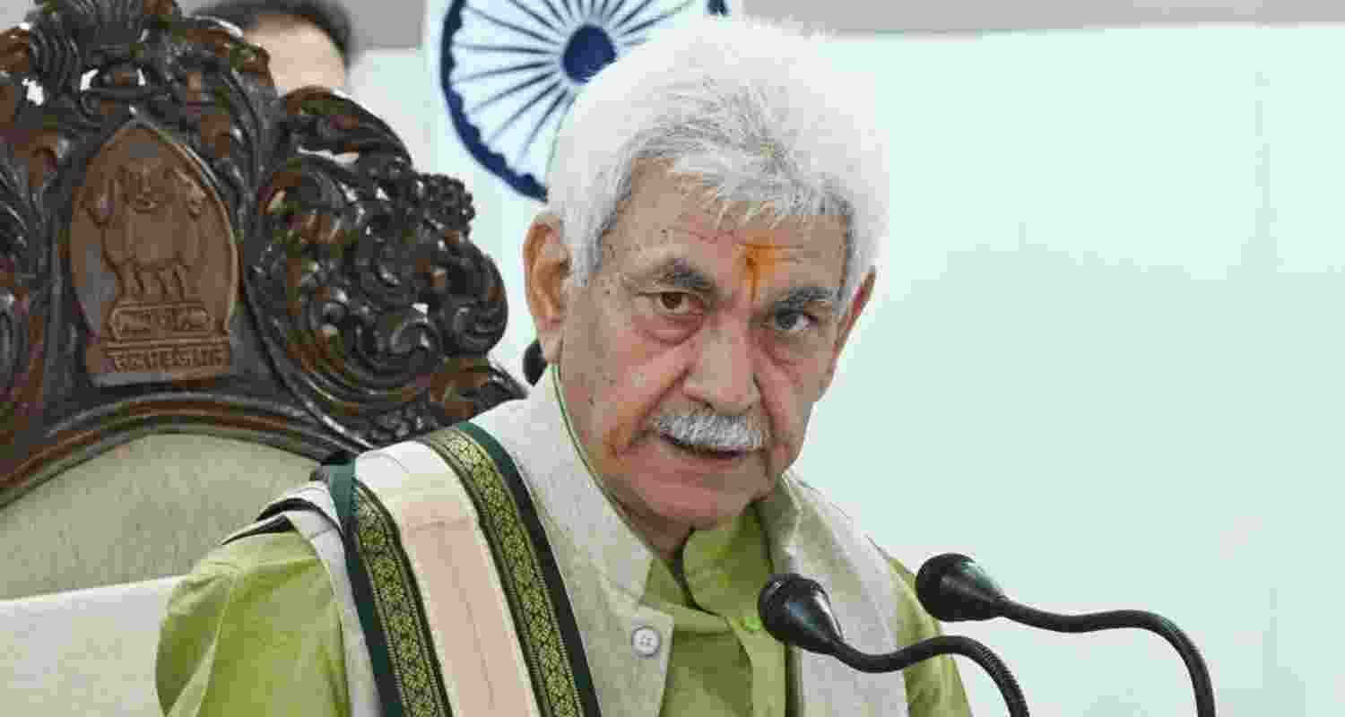 Jammu and Kashmir Lieutenant Governor Manoj Sinha.