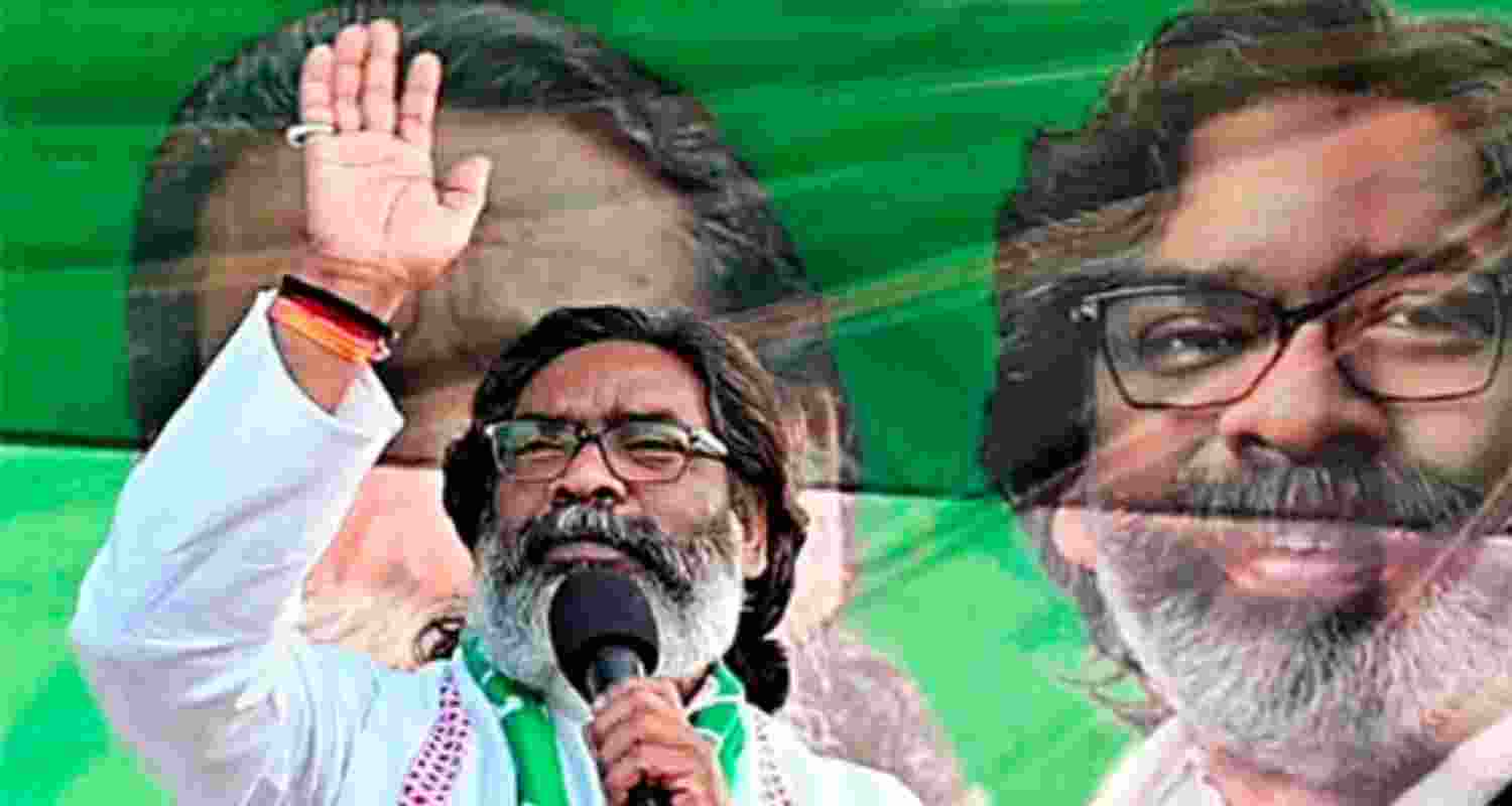 JMM leader and Chief Minister of Jharkhand Hemant Soren. Image: X