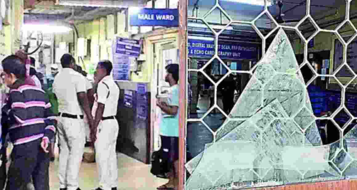 Over 100 ransack govt hospital in Kolkata after patient's death
