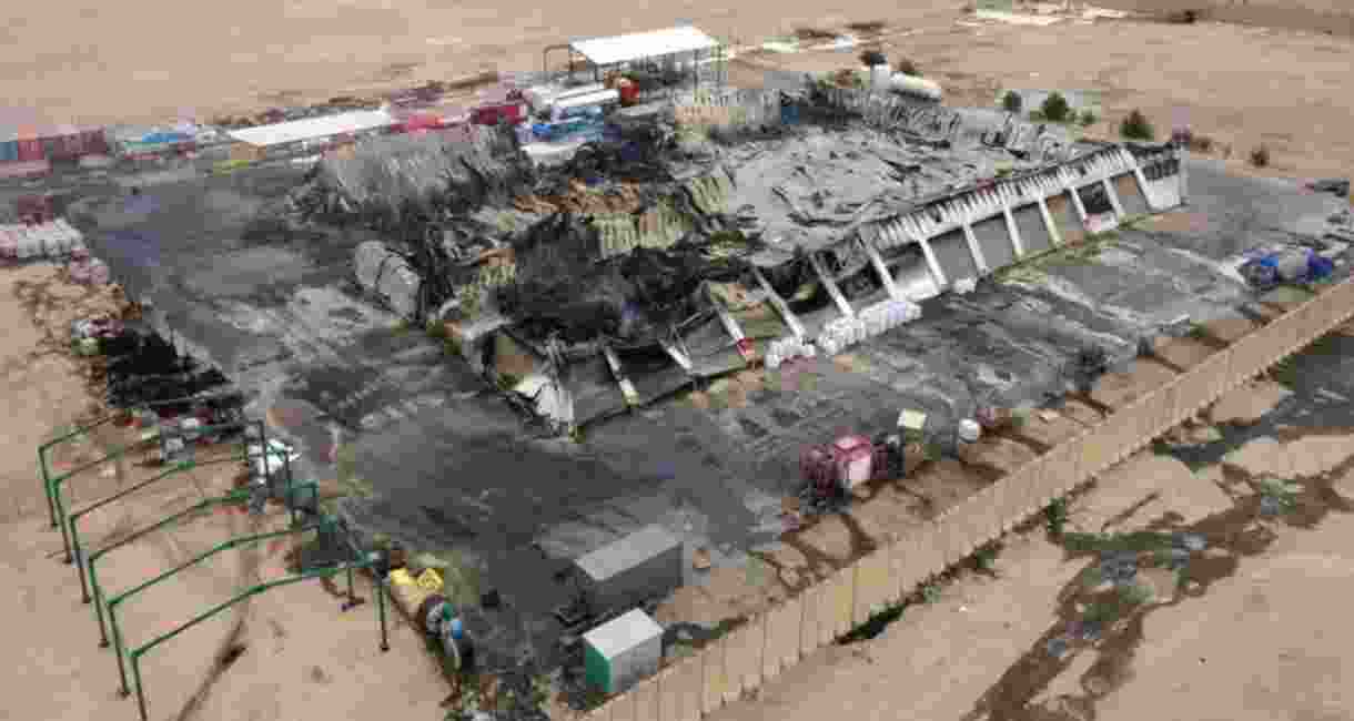 Kuwait’s Defence Ministry said the country’s forces detected 12 drones and 14 missiles in its airspace targeting a military camp.