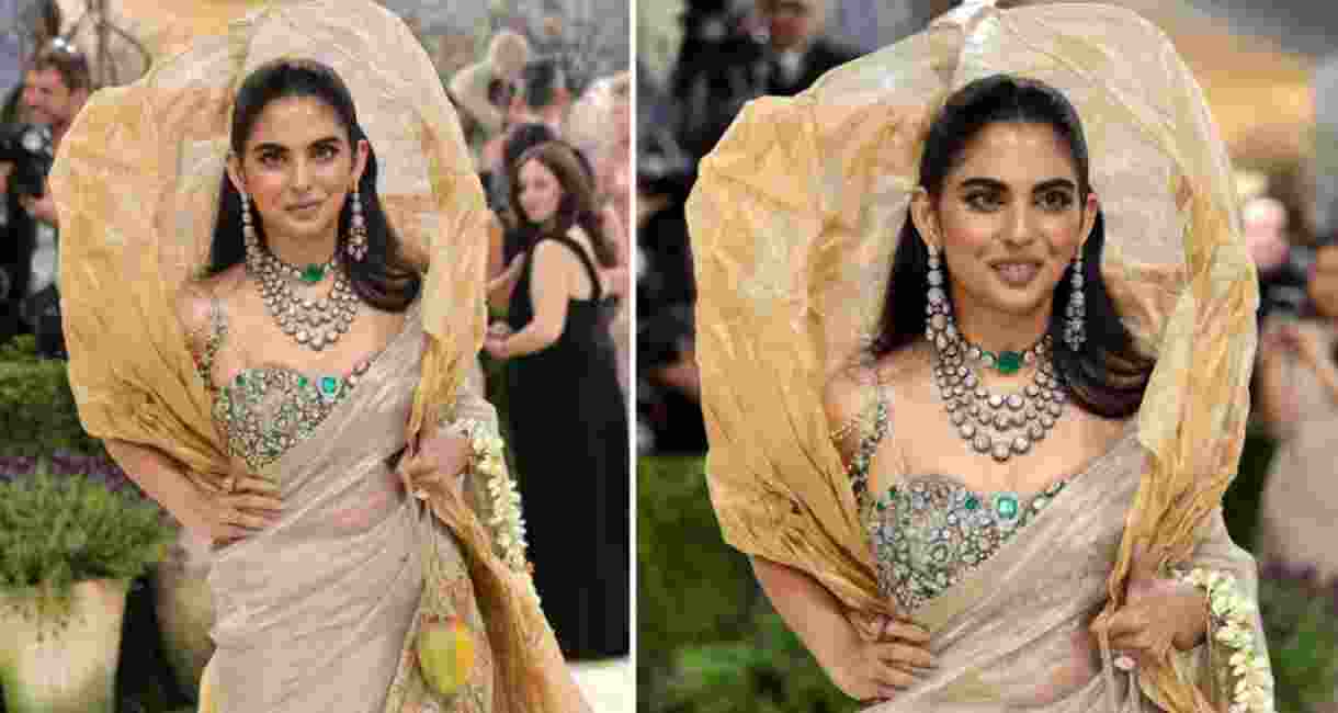 Isha Ambani blends art, fashion, heritage at Met Gala 2026