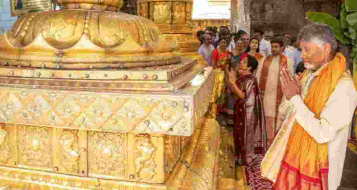 Naidu orders 100 pc service improvement at Tirumala temple