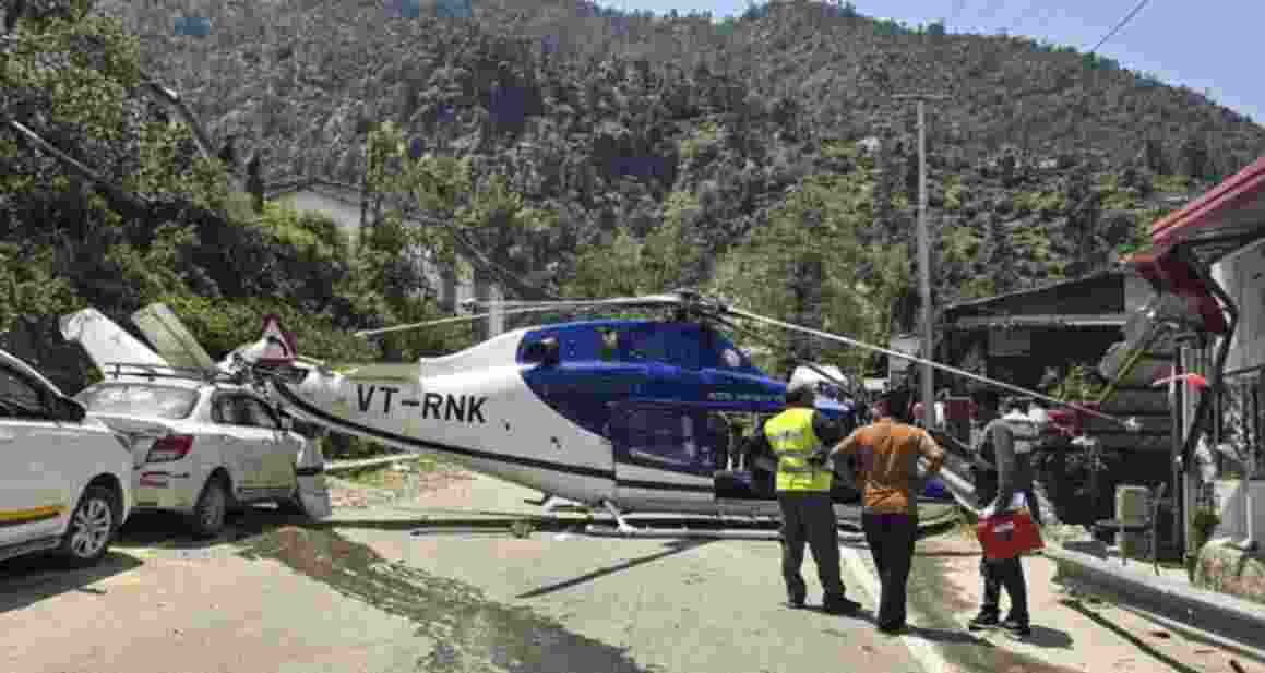 Helicopter on way to Kedarnath crash-lands, all 6 onboard safe