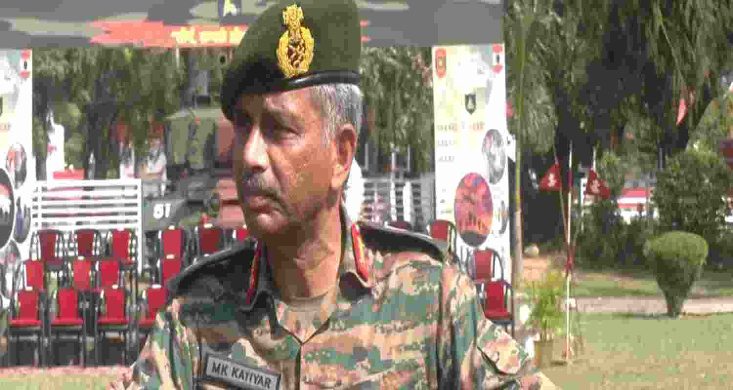 Western Army Commander Lt Gen Manoj Kumar Katiyar. 