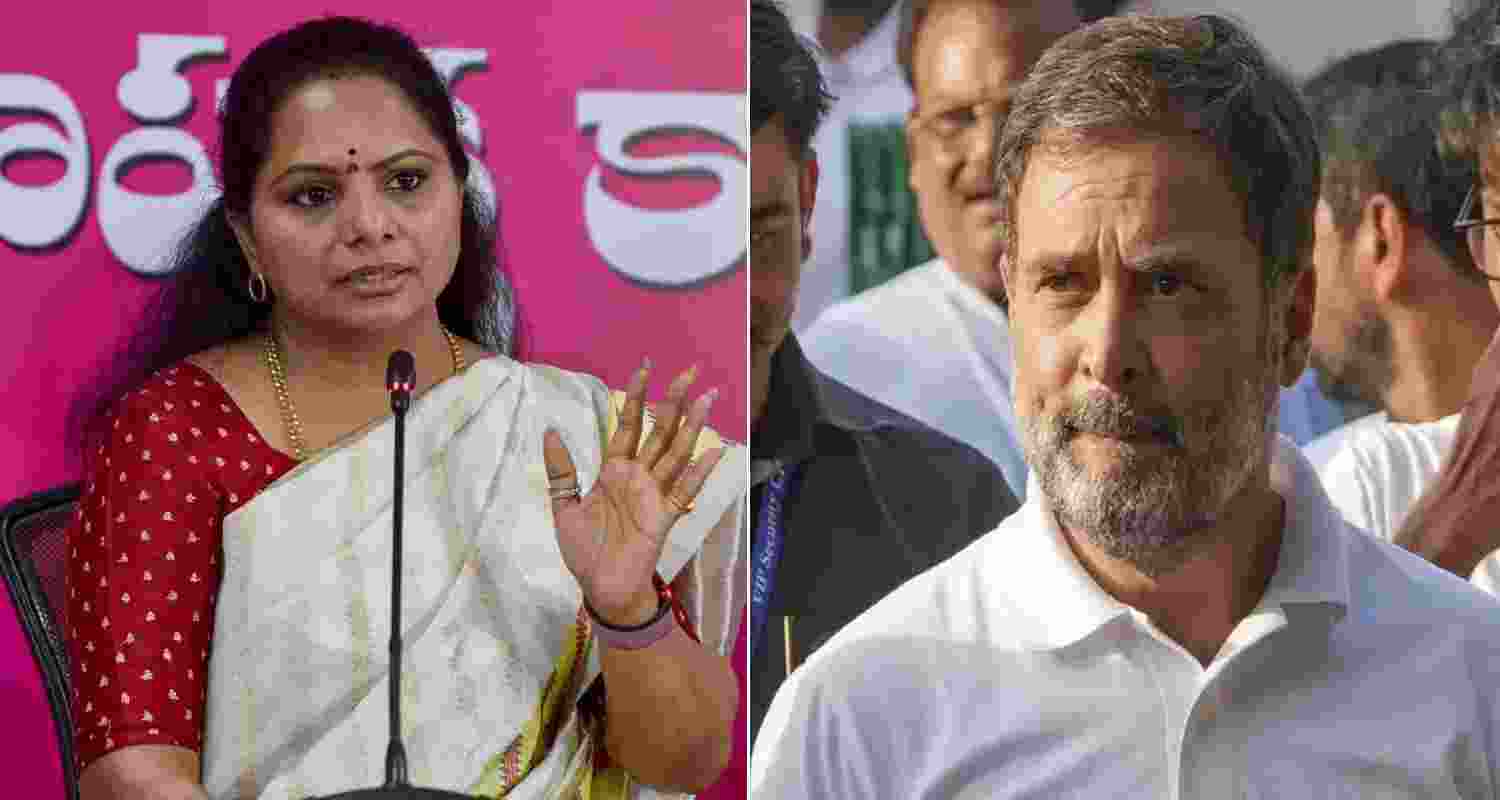 Kavitha alleges Congress hypocrisy on constitutional values
